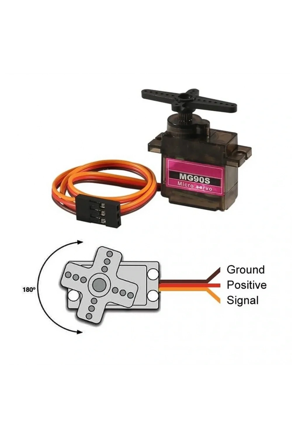MG90S Tower Pro Micro Servo Motor 360°