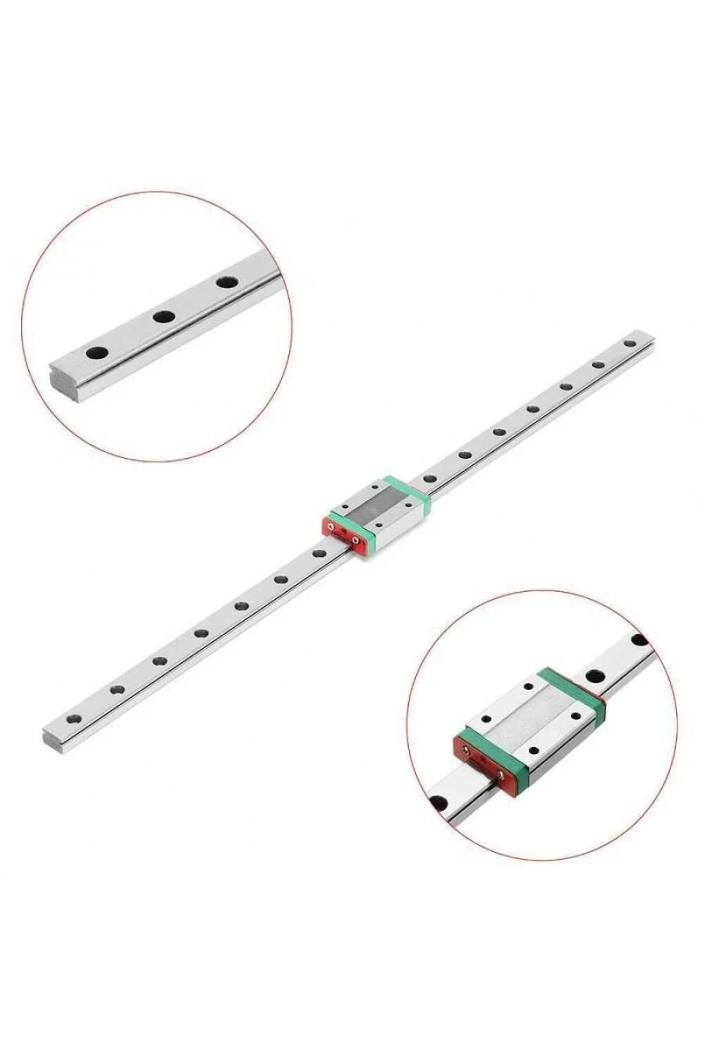 MGN9 Lineer Ray Kızak 200mm - MGN9H Bilyalı Rulman