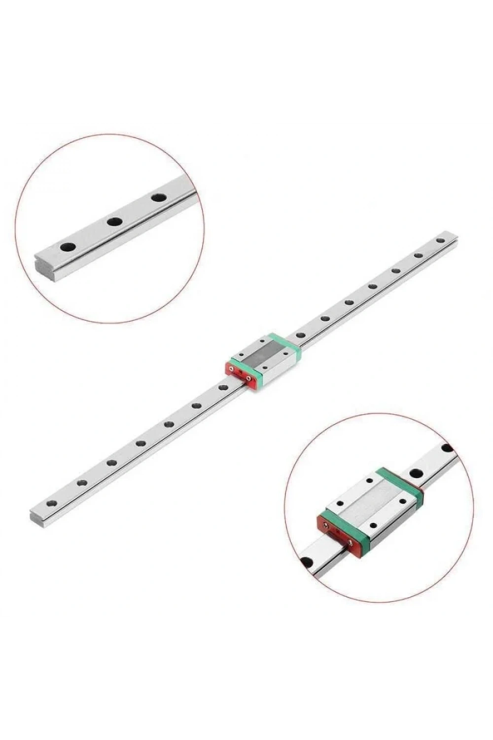 MGN9 Lineer Ray Kızak 300mm - MGN9H Bilyalı Rulman