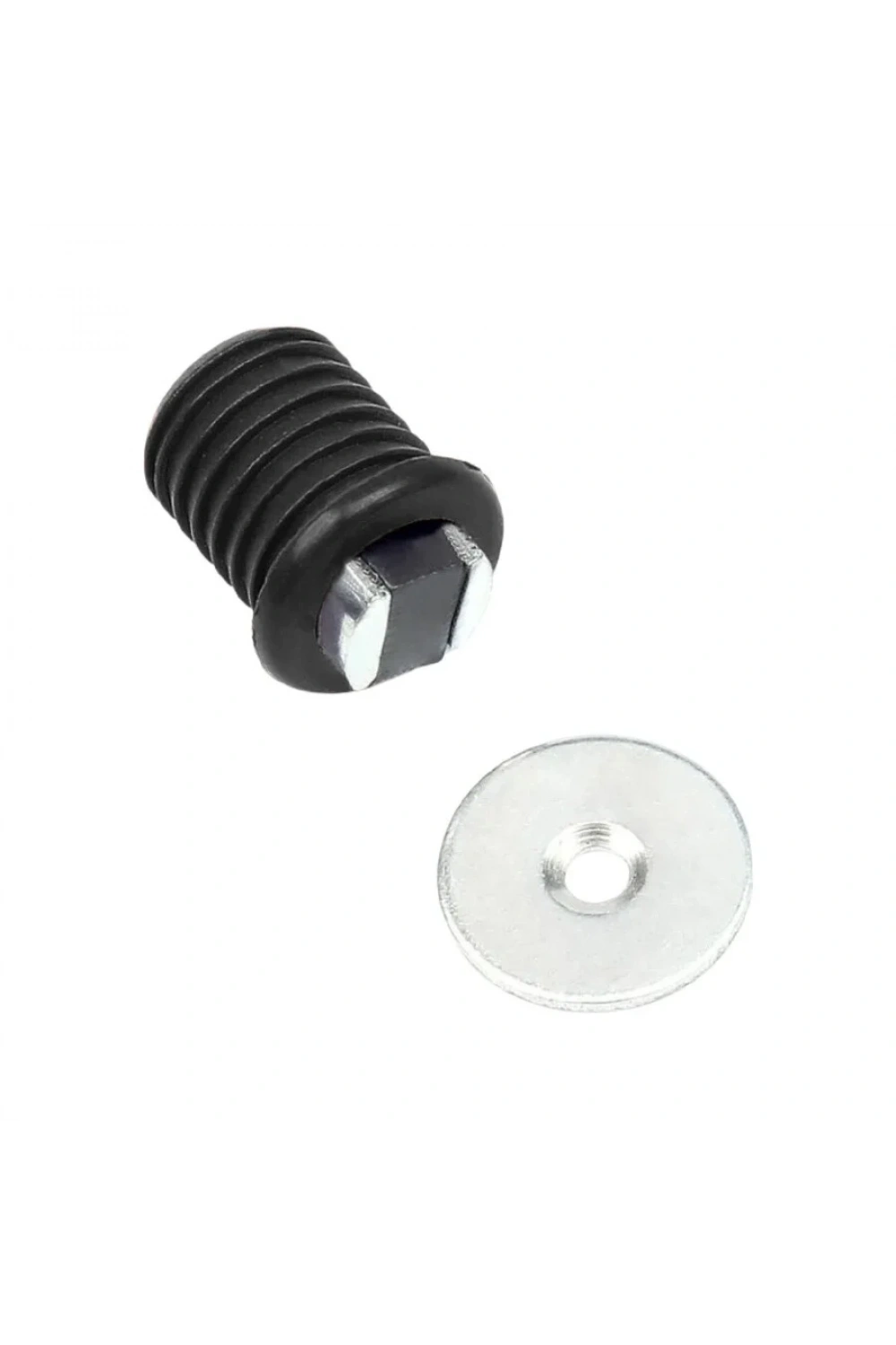 Mıknatıslı Plastik Mobilya Kapak Kilidi 14mm - Siyah