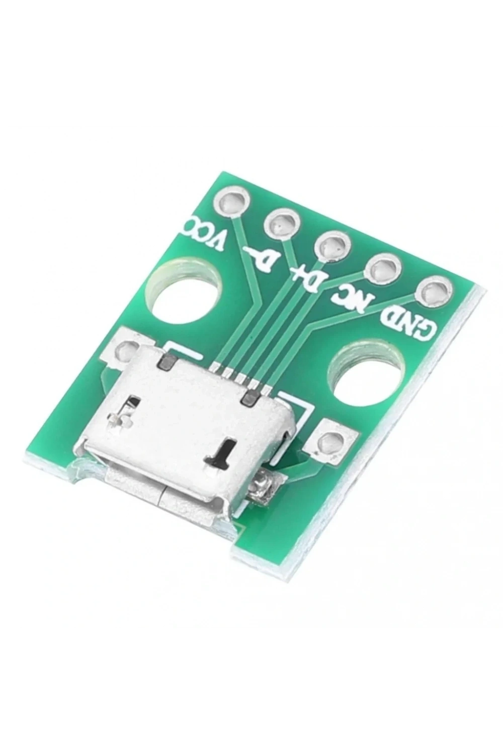 Mikro Usb Dip Dönüştürücü - Dişi - Çevirici 2.54mm