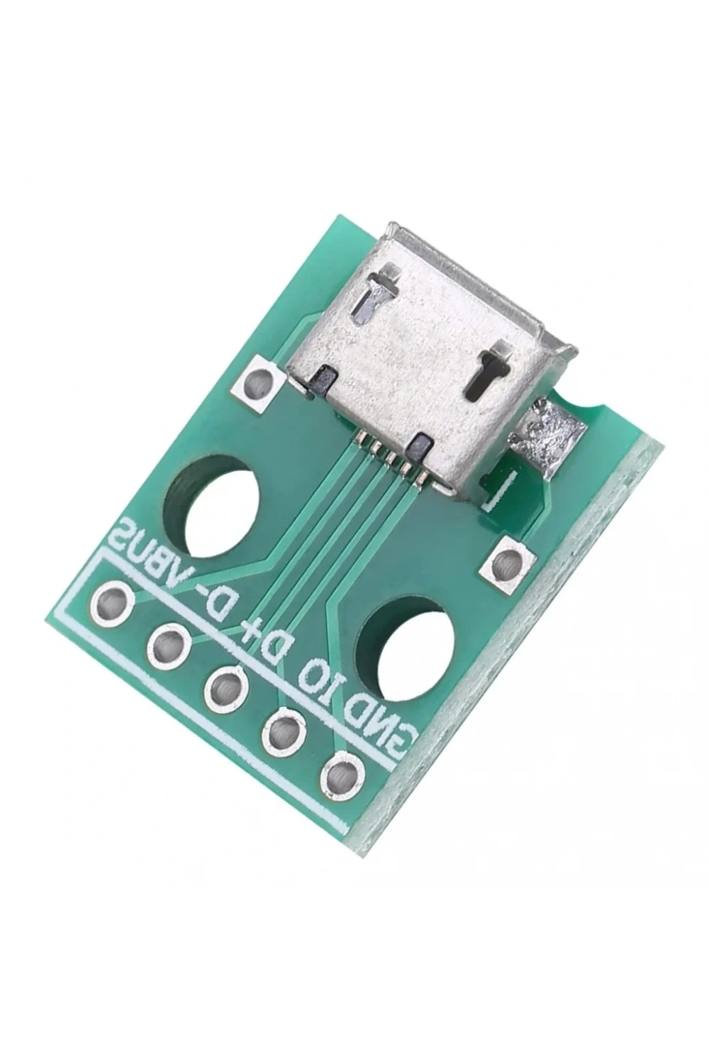 Mikro Usb Dip Dönüştürücü - Dişi - Çevirici 2.54mm