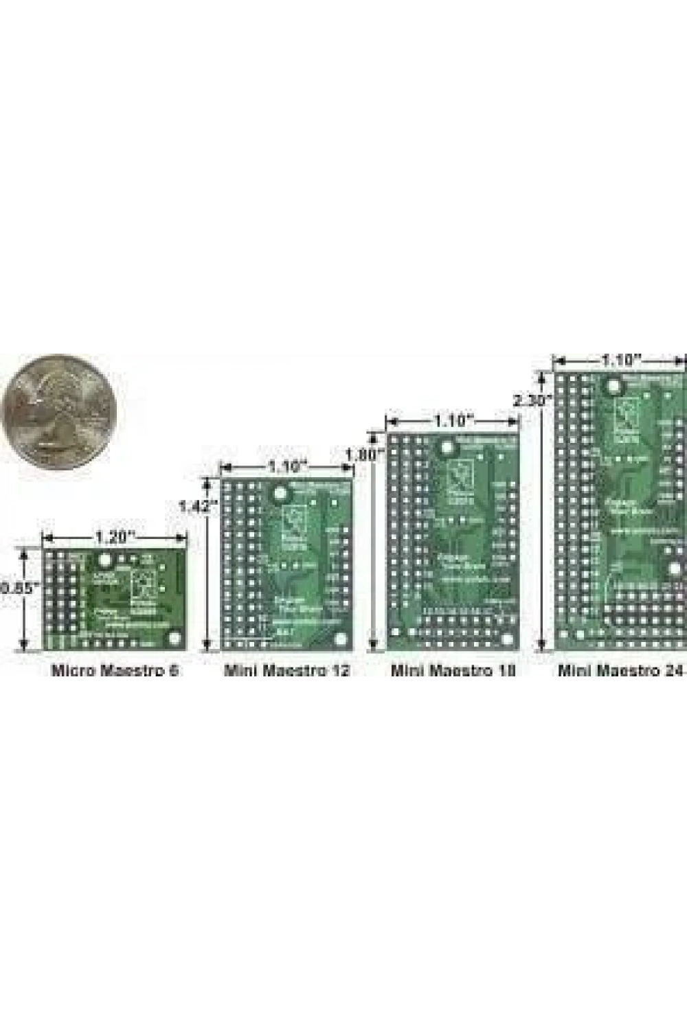 Mini Maestro 18 Kanallı USB Servo Kontrol Cihazı
