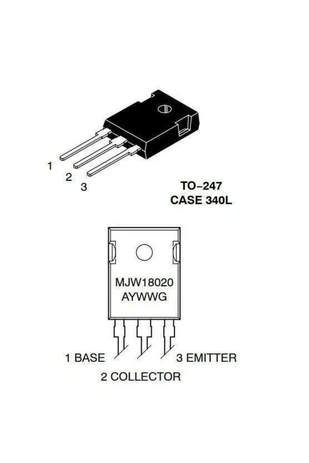 MJW18020 - TO247 NPN Transistor