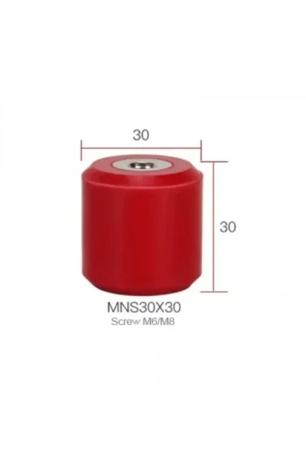 MNS 30X30 M6 Bara Mesnet İzolatörü