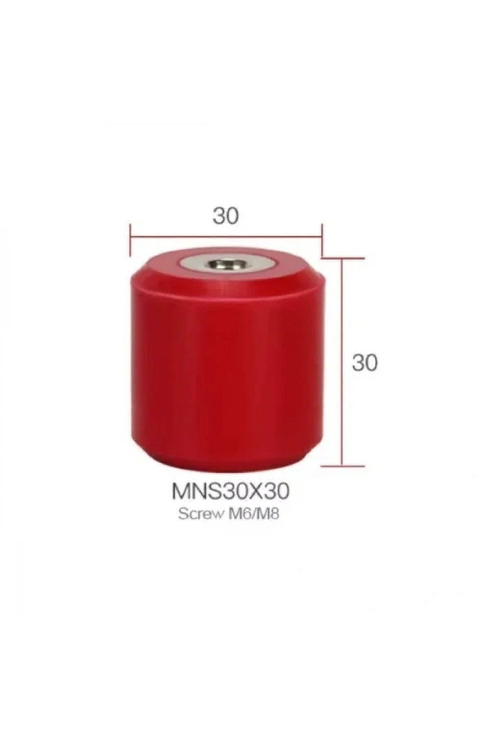 MNS 30X30 M8 Bara Mesnet İzolatörü