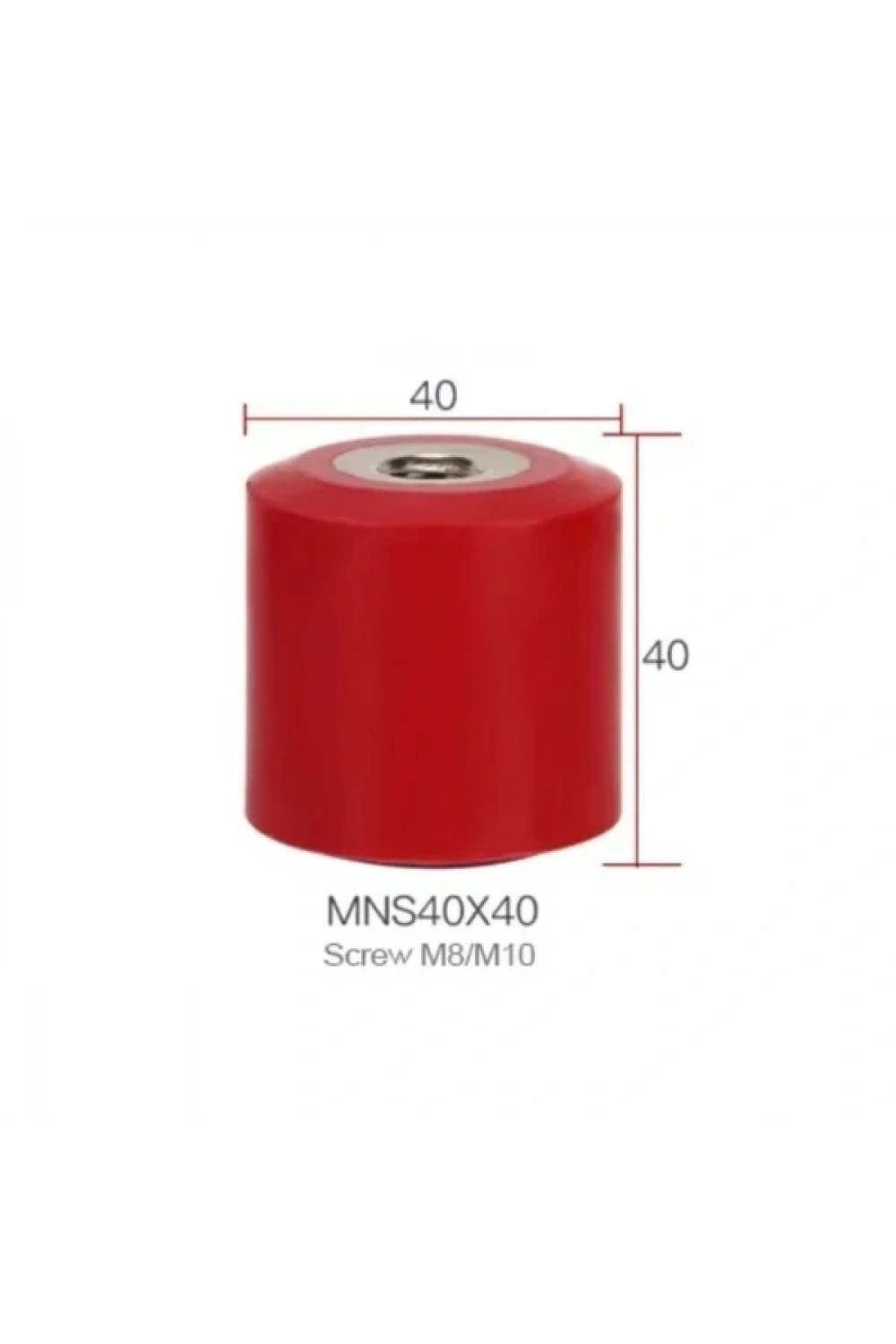 MNS 40X40 M10 Bara Mesnet İzolatörü
