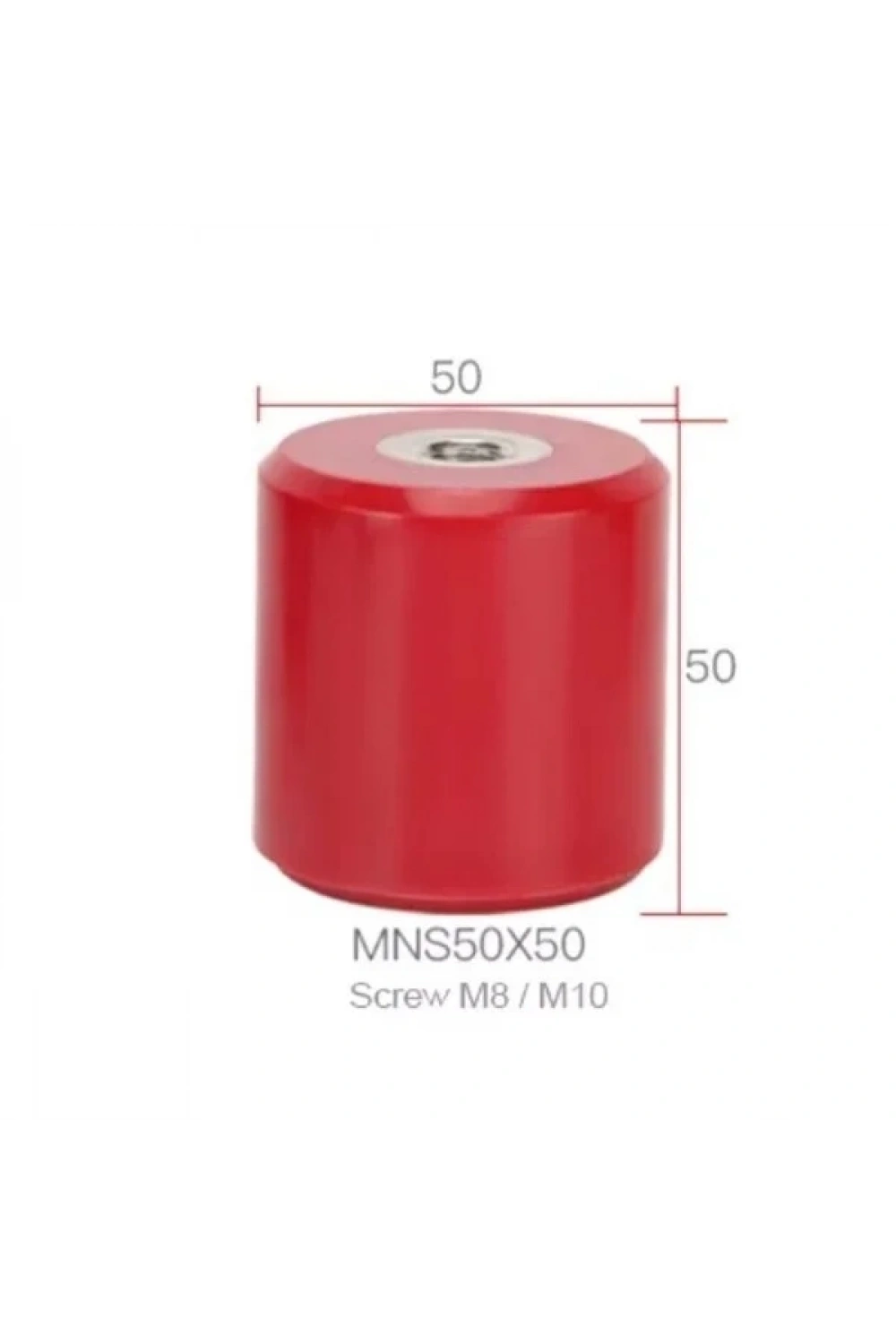 MNS 50X50 M8 Bara Mesnet İzolatörü