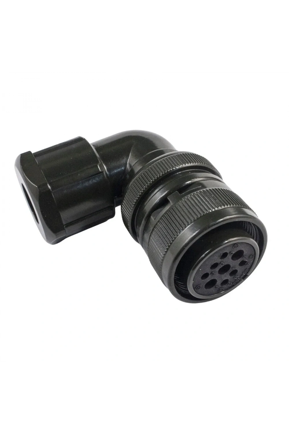 MS-3108A 9-Pin 20-18 Dirsek Tip Su Geçirmez Konnektör
