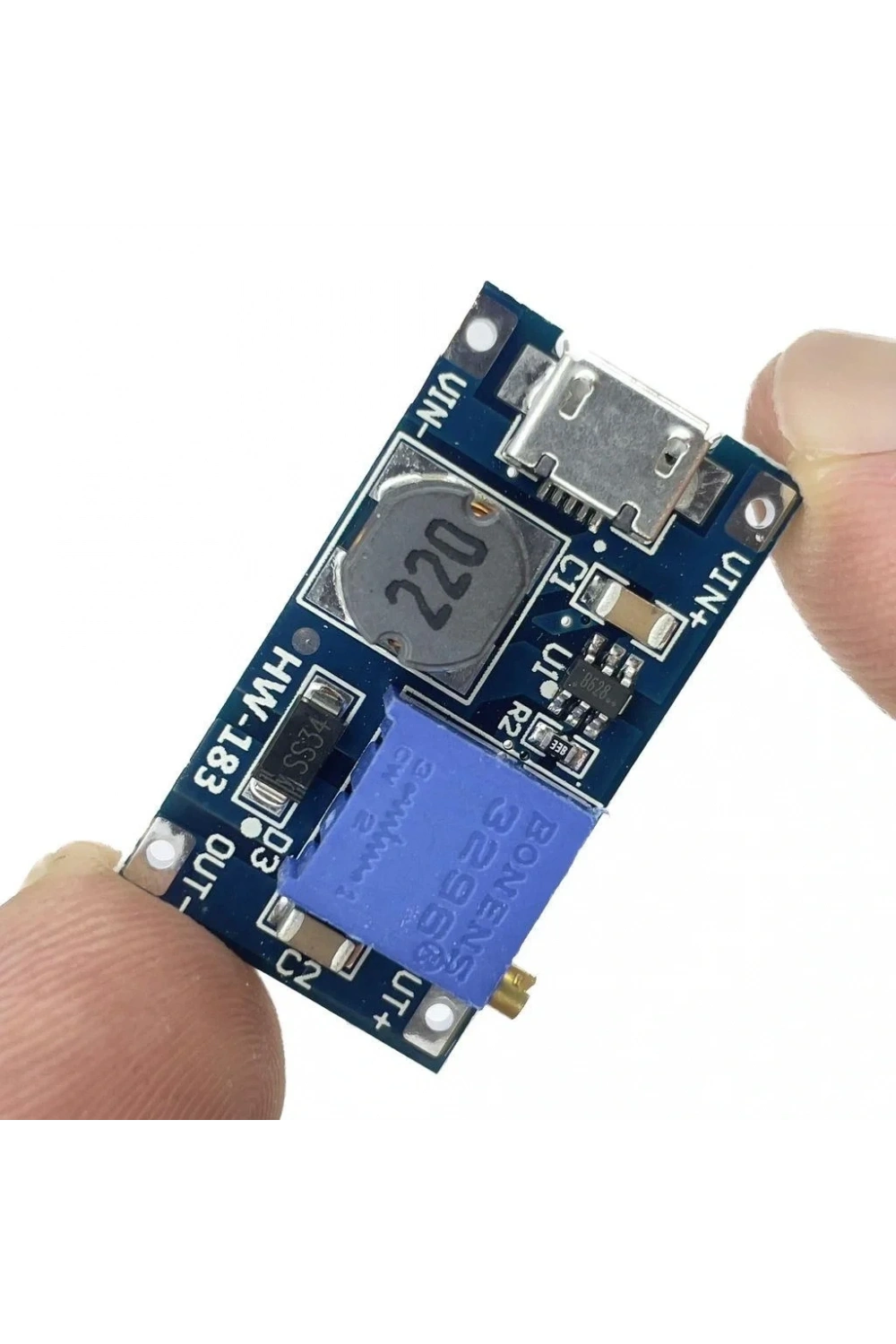 MT3608 2A Dc-Dc Güç Modülü Micro USB Çıkışlı