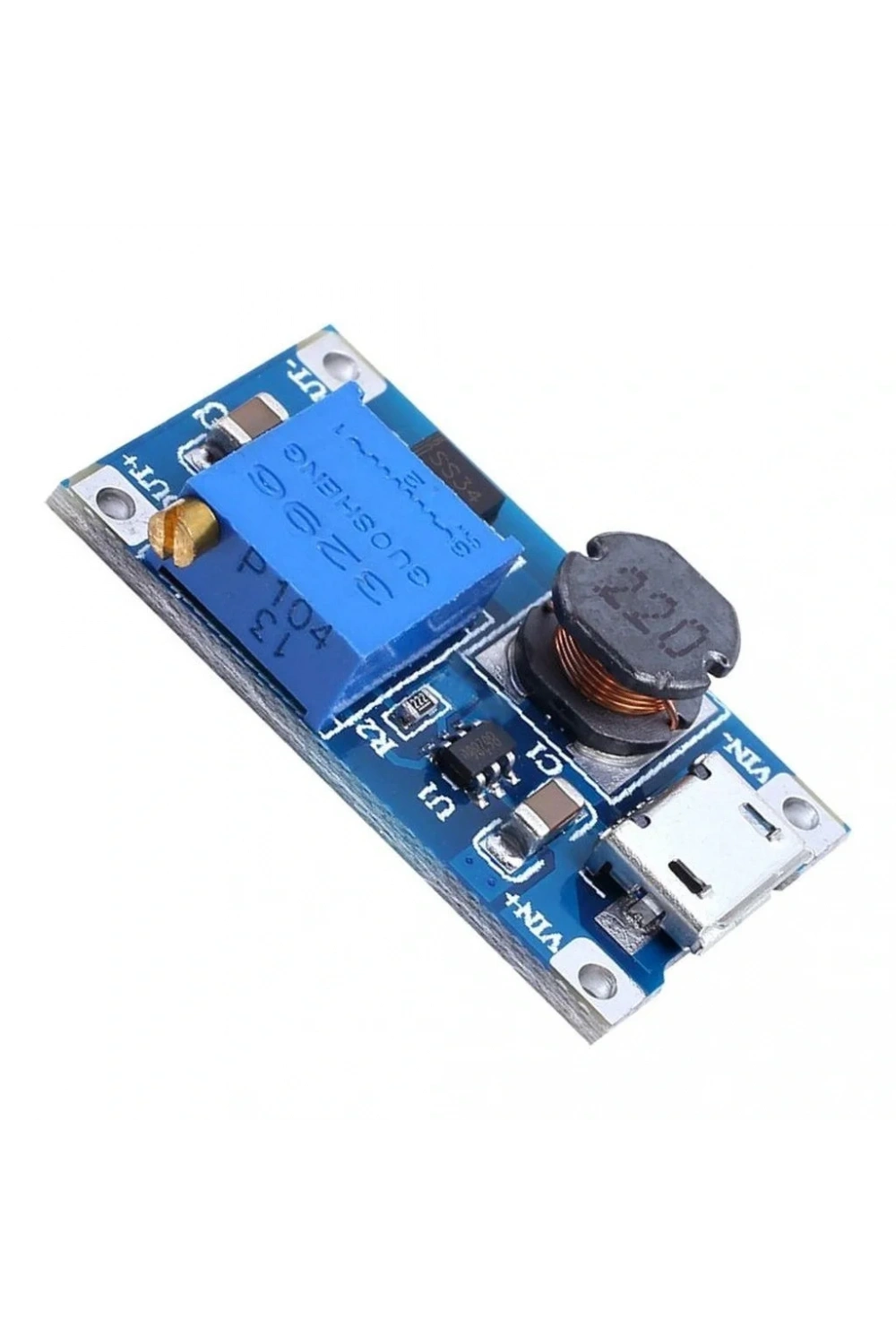 MT3608 2A Dc-Dc Güç Modülü Micro USB Çıkışlı
