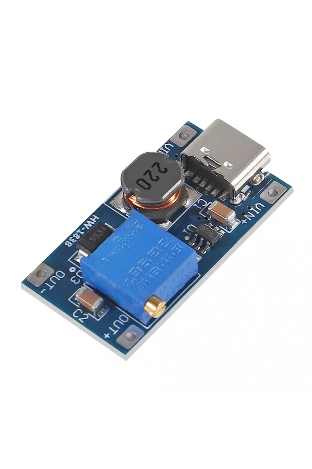 MT3608 2A Dc-Dc Güç Modülü Type-C Çıkışlı