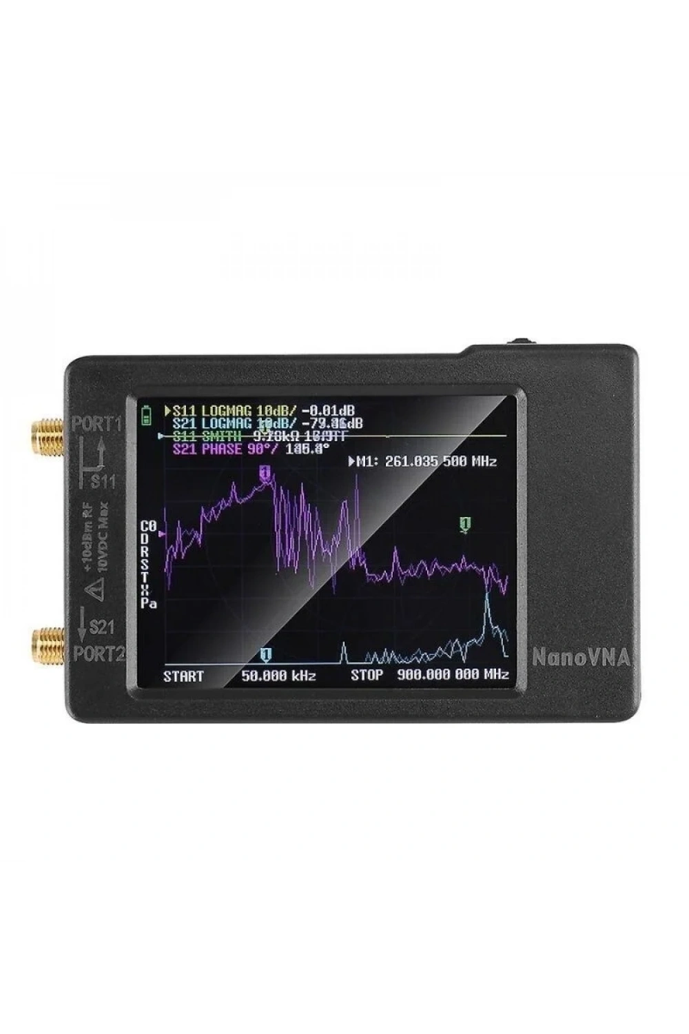 NanoVNA-H 50KHz-900MHz Vektör Ağ Spektrum Analizörü