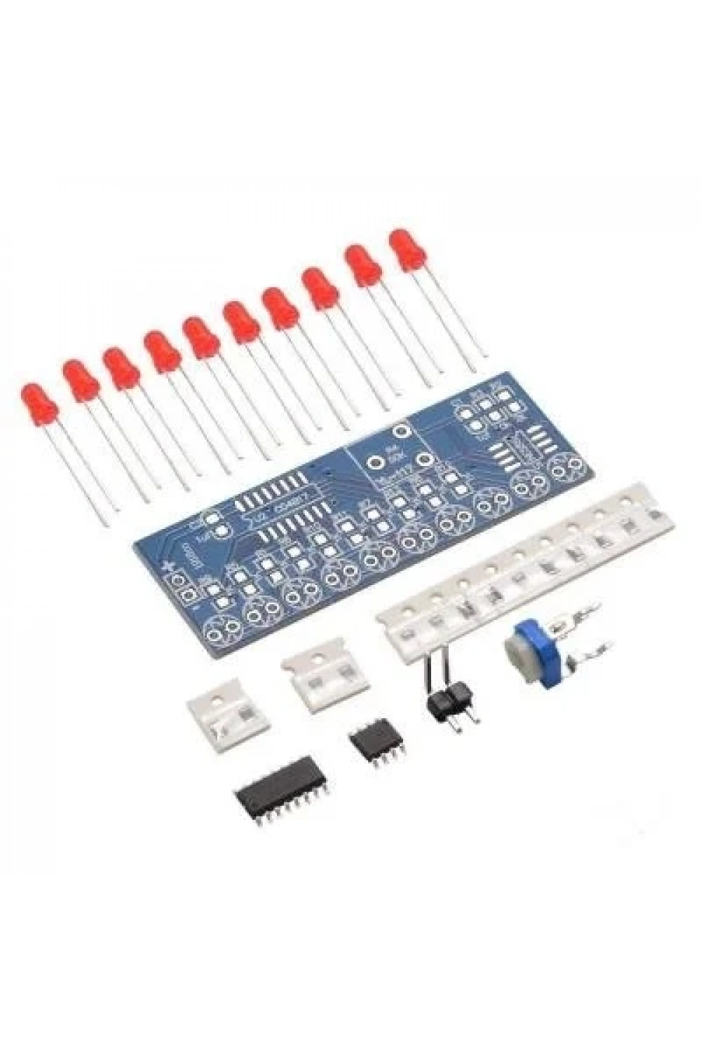 NE555 + CD4017 LED DIY Elektronik Eğitim Kiti - Kara Şimşek