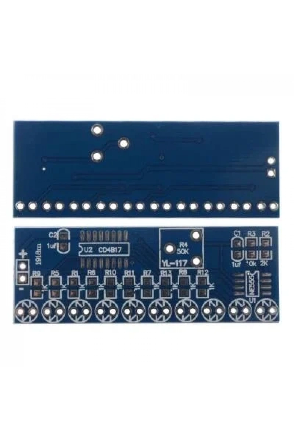 NE555 + CD4017 LED DIY Elektronik Eğitim Kiti - Kara Şimşek