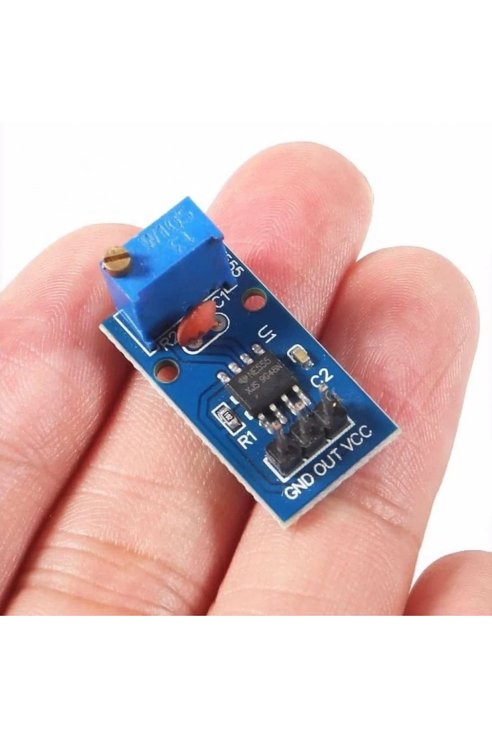 NE555 Pulse Kare Dalga Osilatör Modülü