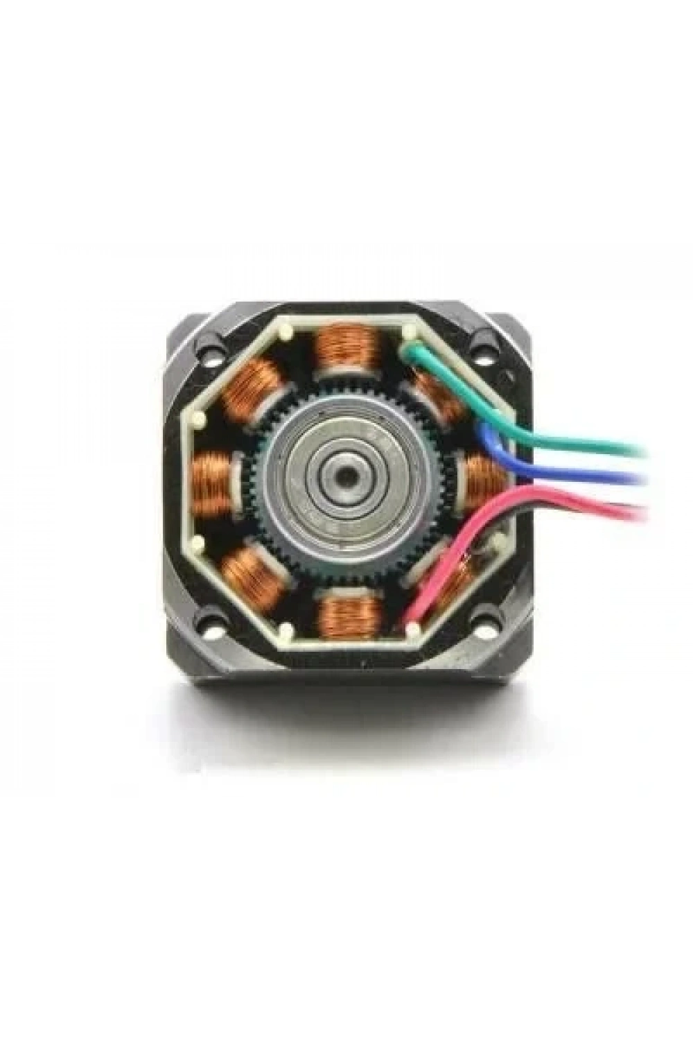NEMA 17 28 cm Vidalı Milli Bipolar. 200 Adım. 42×38mm. 2.8V Step Motor - SY42STH38-1684A