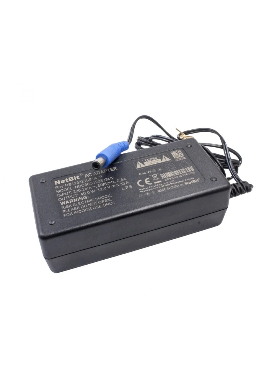 NetBit 12V 3.33A 40W Adaptör
