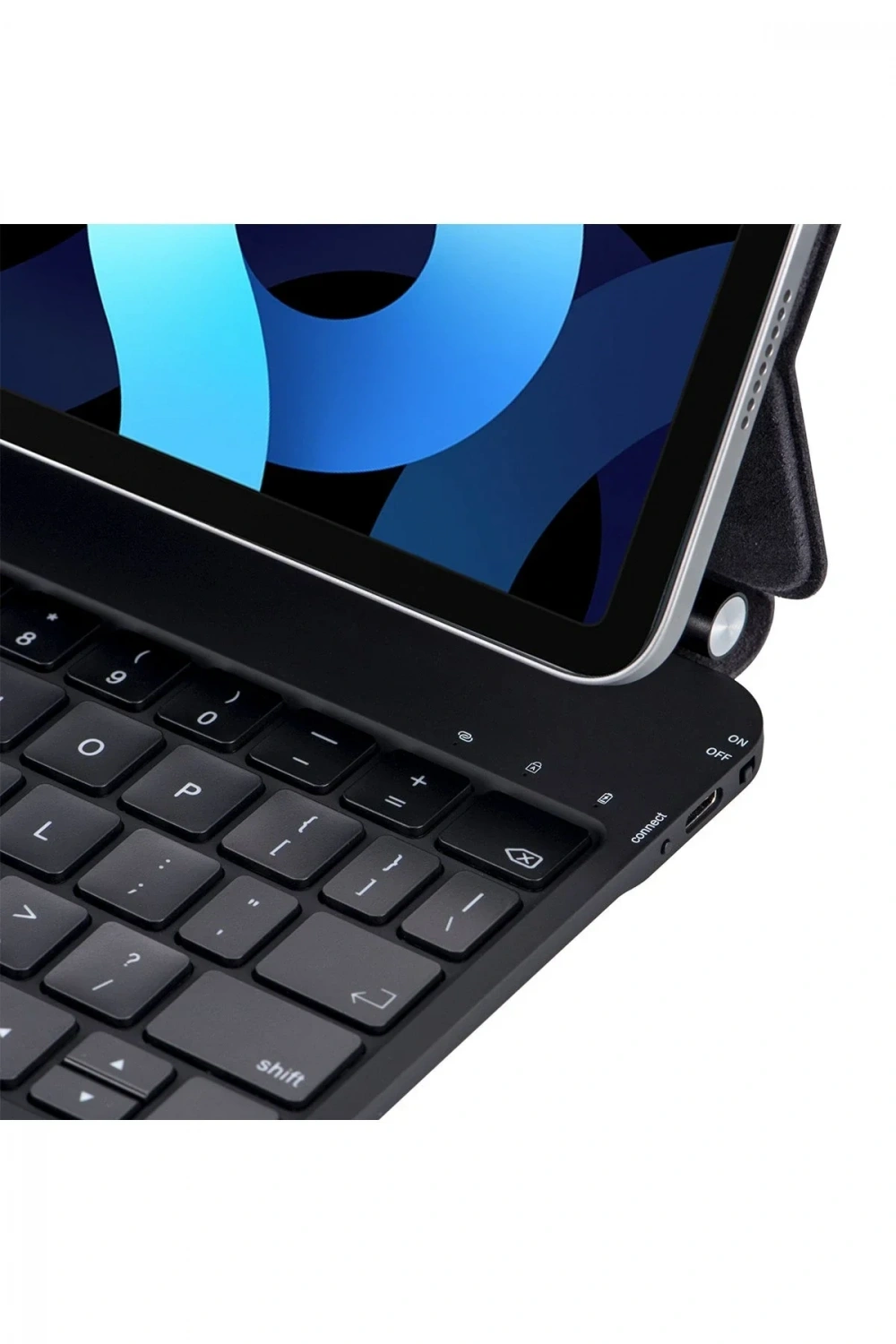 Newface iPad Pro 12.9 (2022) Kılıf X9 Magic Manyetik Klavyeli Tablet Kılıfı - Siyah