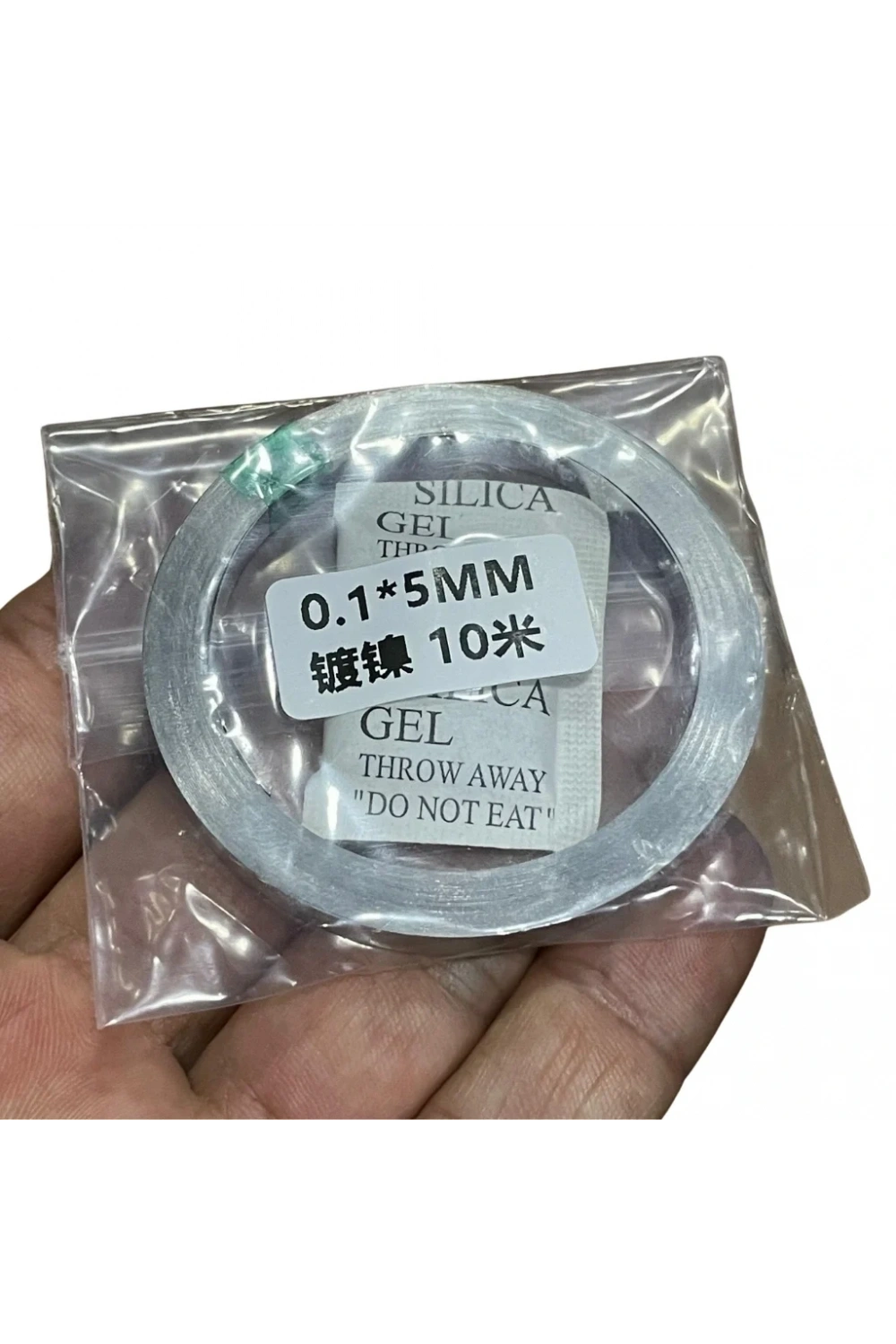 Nikel Kaplı Punta Teli 0.10x5mm 10 Metre