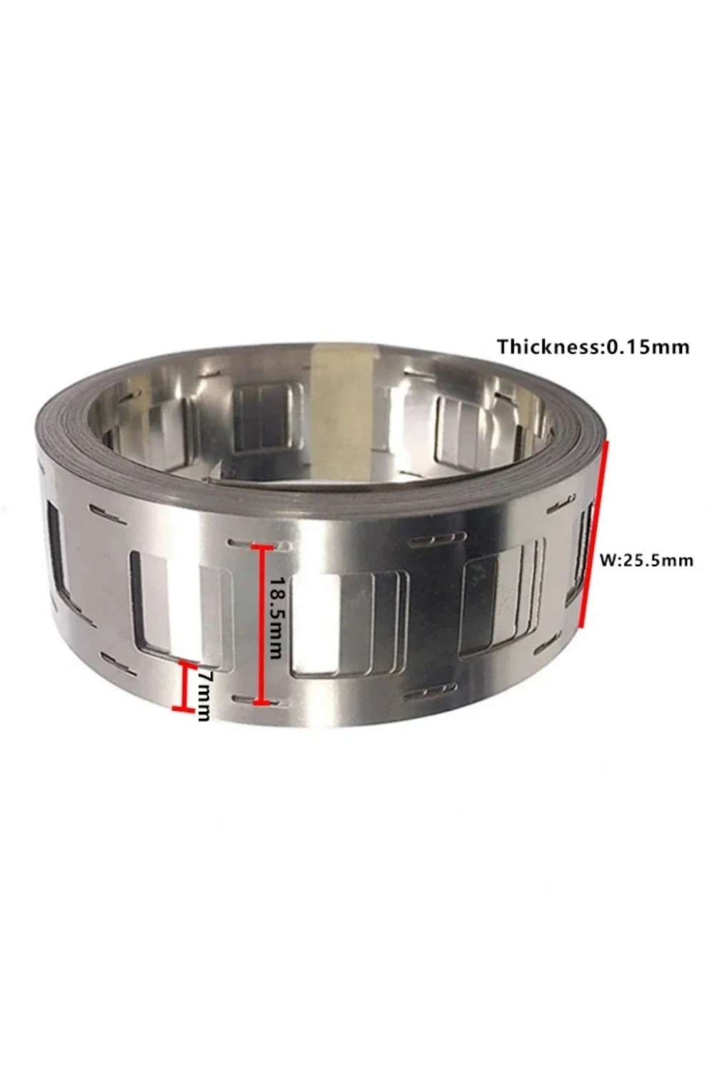 Nikel Kaplı Punta Teli 0.15x25.5mm 2P Braketli Dizilime Uygun 10 Metre
