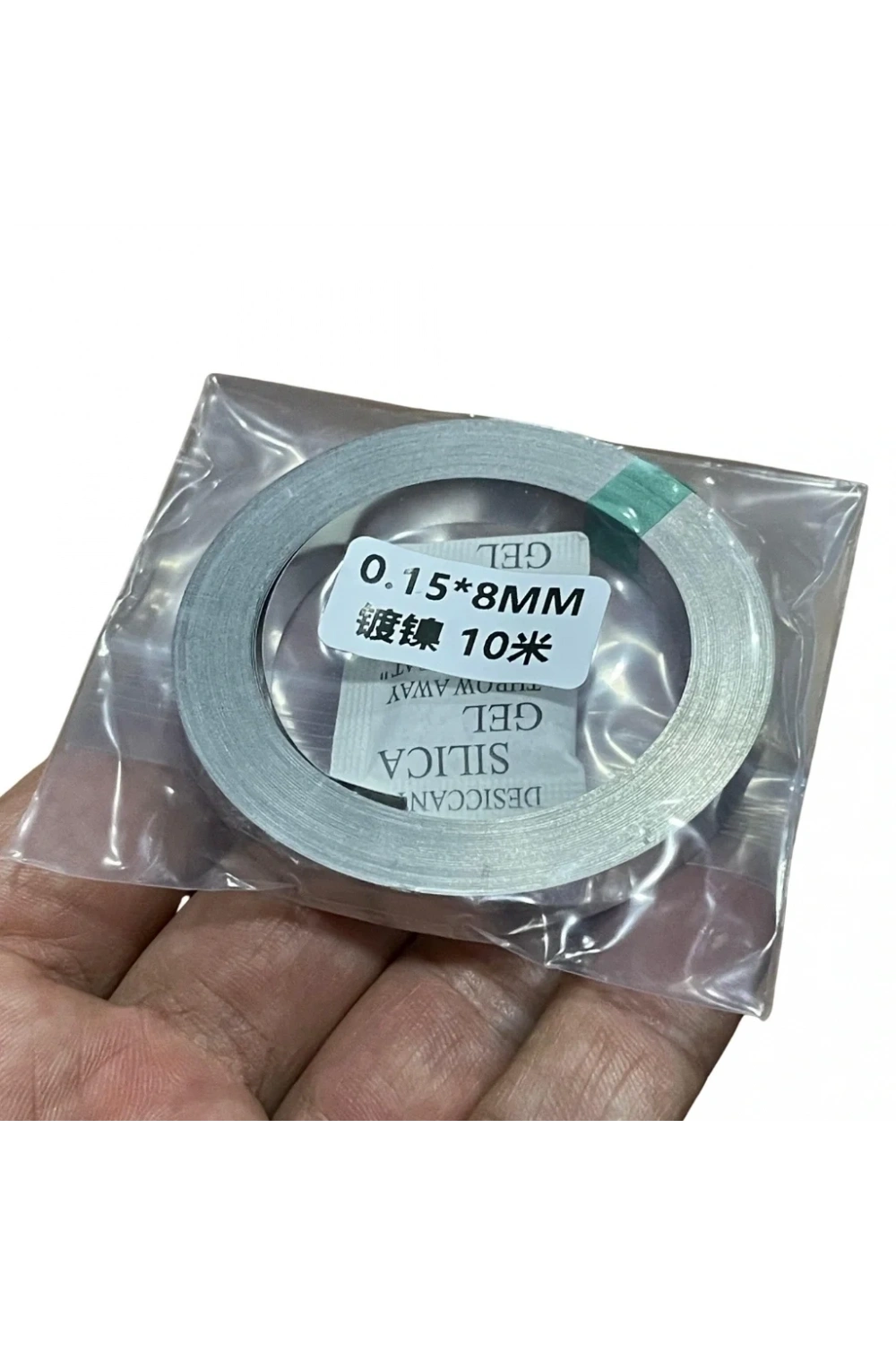 Nikel Kaplı Punta Teli 0.15x8mm 10 Metre