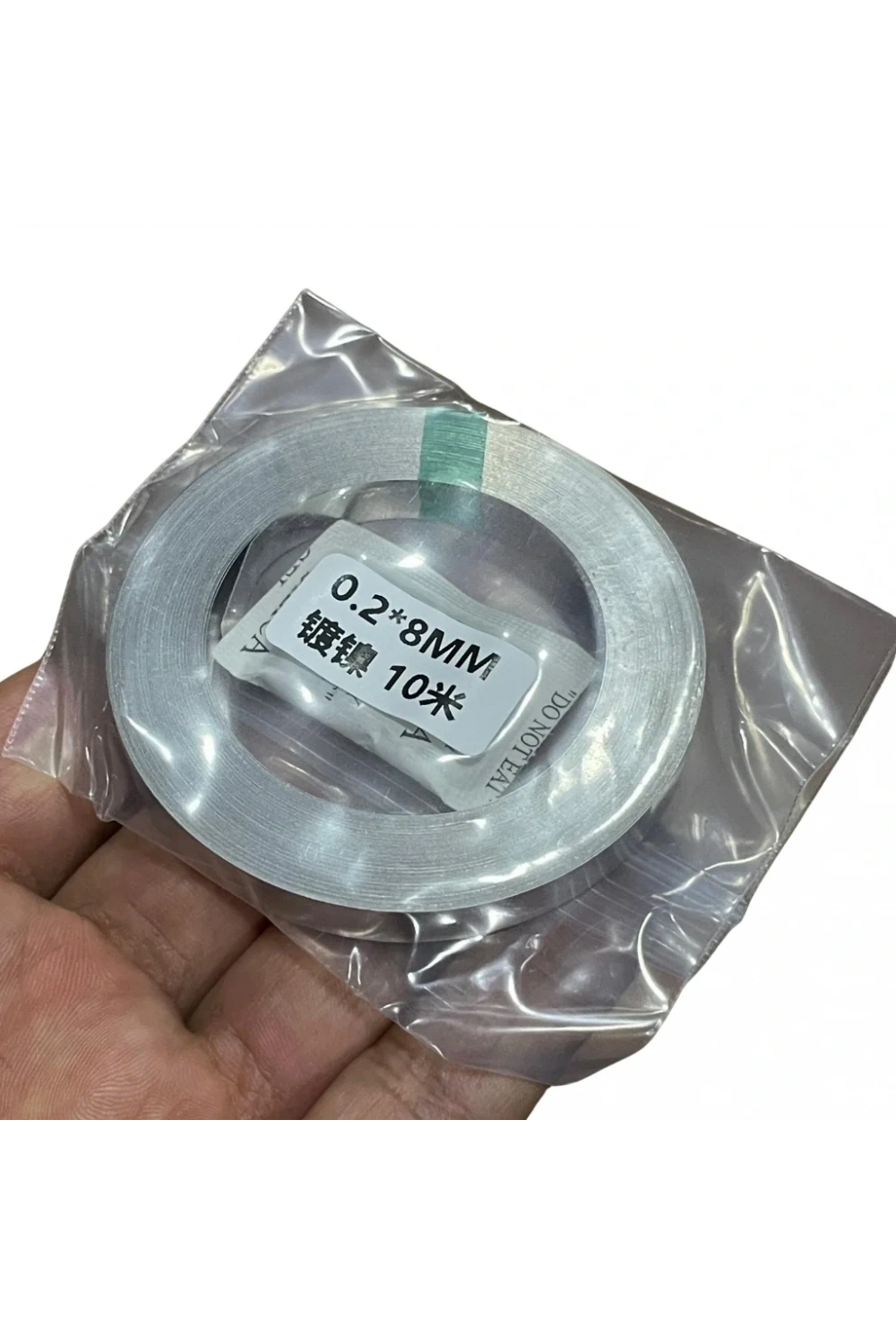 Nikel Kaplı Punta Teli 0.20x8mm 10 Metre