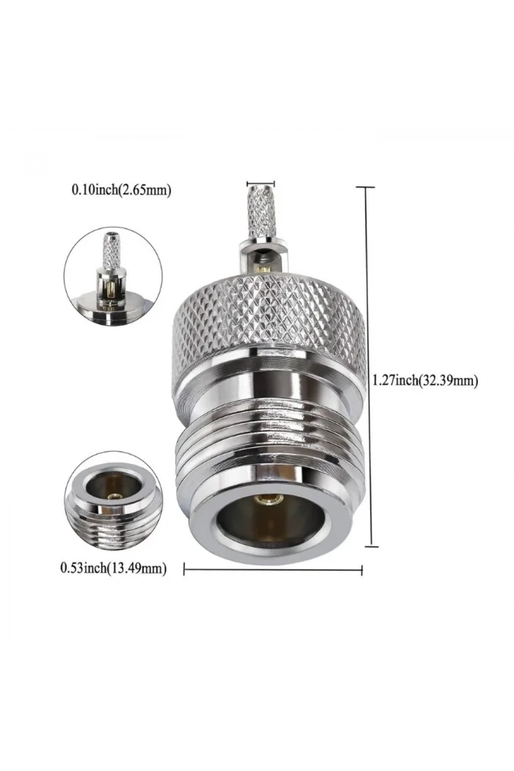 NK-1.5 N-Tip Dişi Coaxial Konnektör