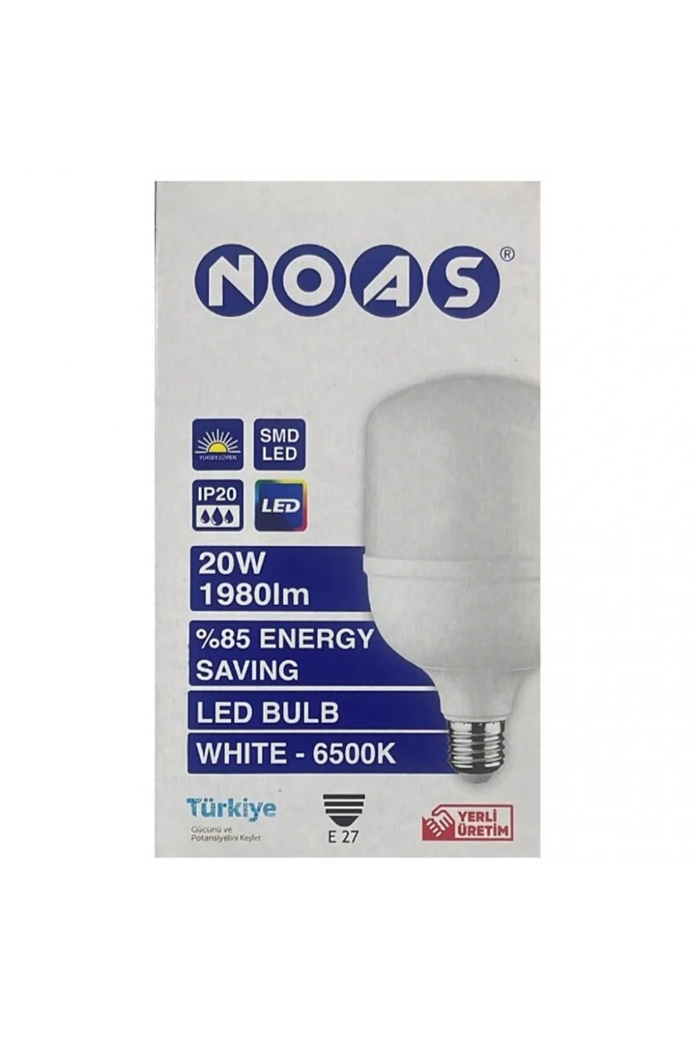NOAS YL95-2001 20W 6500K Led Torch Ampul