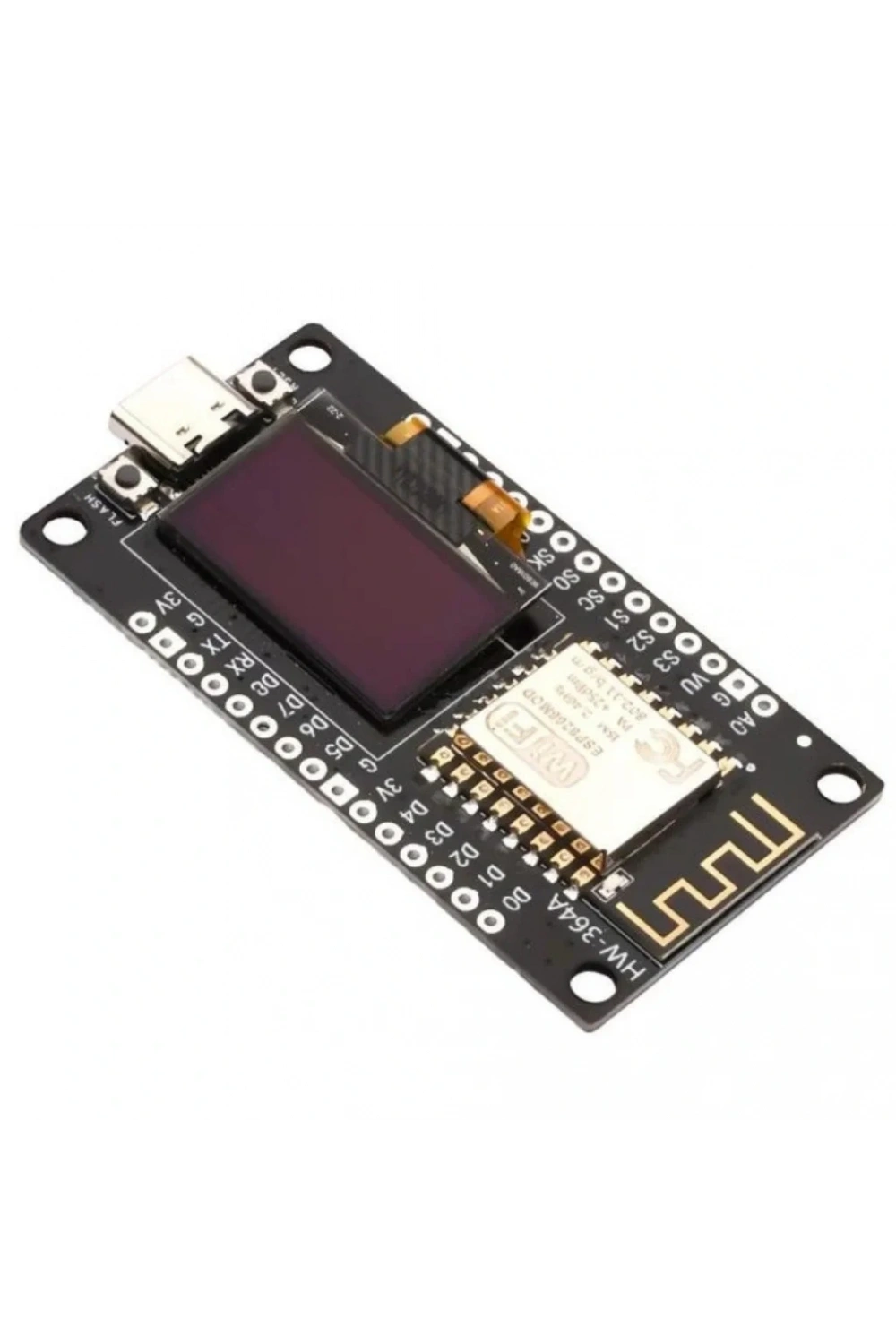NodeMCU ESP8266 0.96 Inch OLED Wifi Geliştirme Modülü Type-C