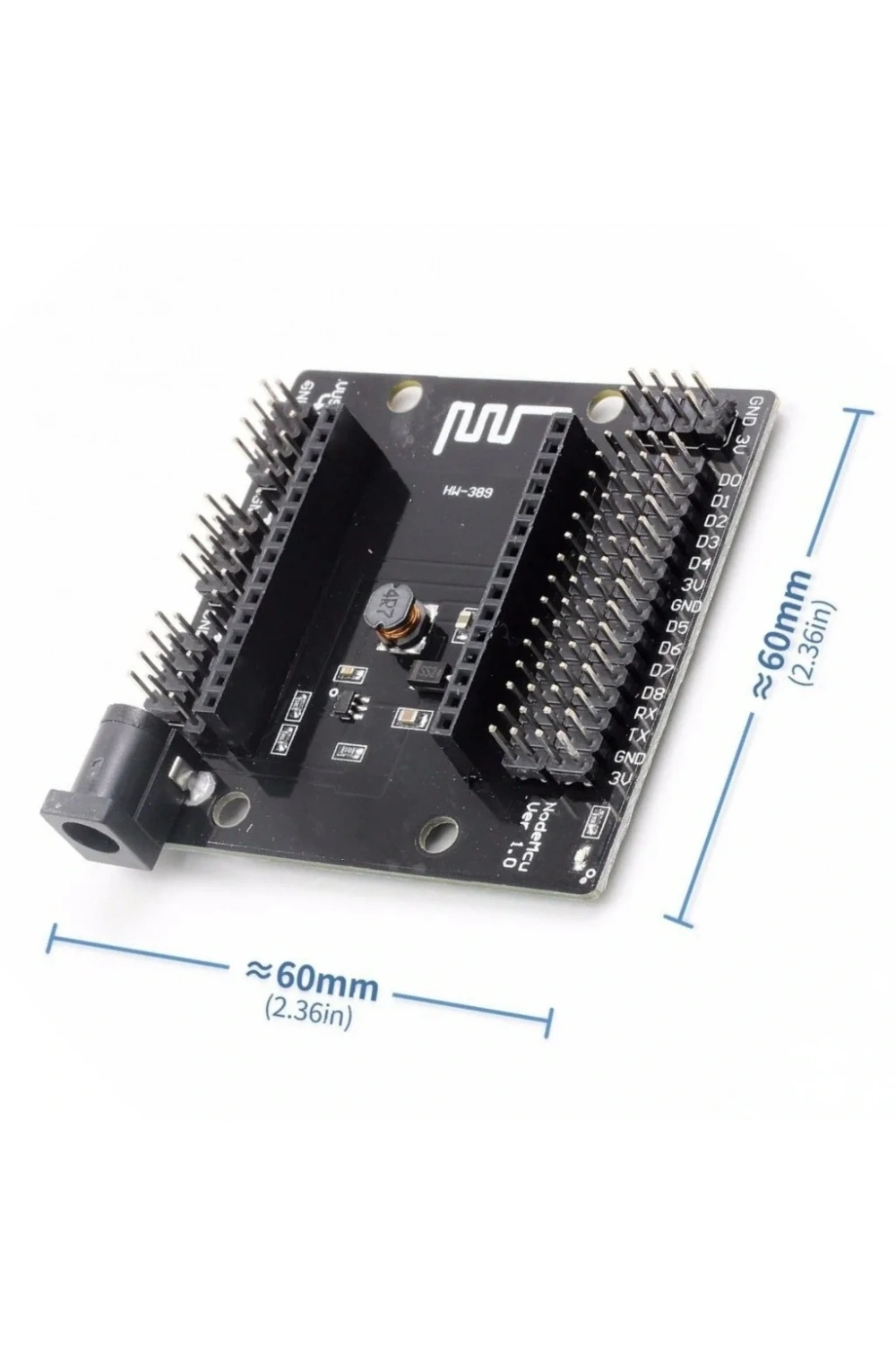 NodeMCU LoLin ESP8266 Base Shield - NodeMCU CH340