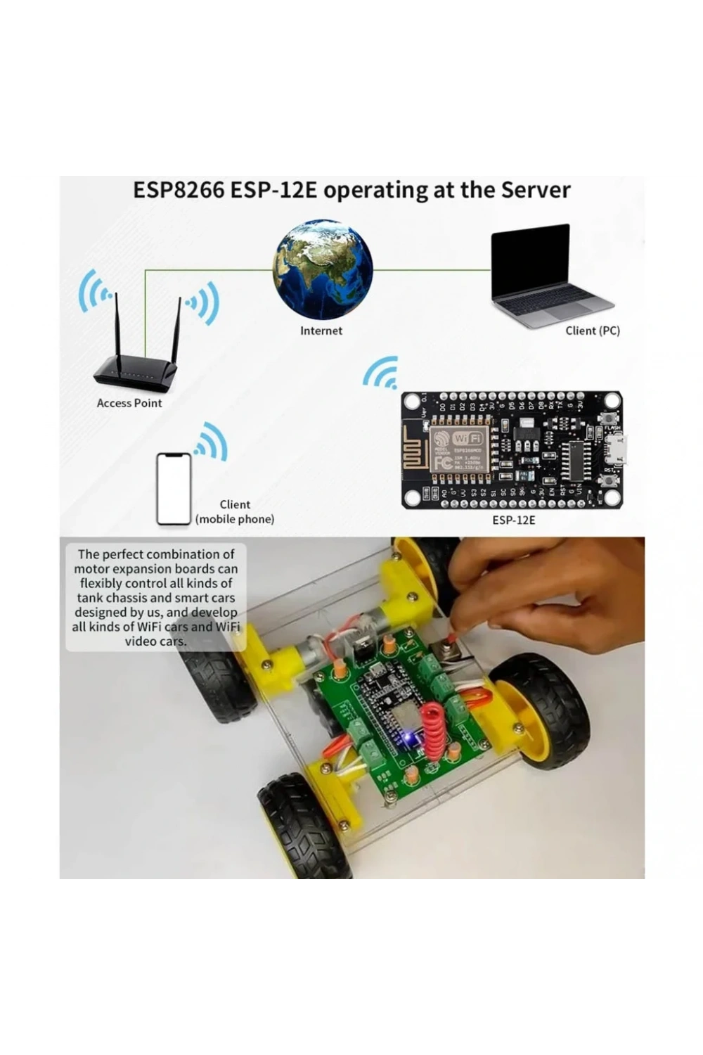 NodeMCU Lolin V3 CH340 Esp8266 Tabanlı Geliştirme Kartı