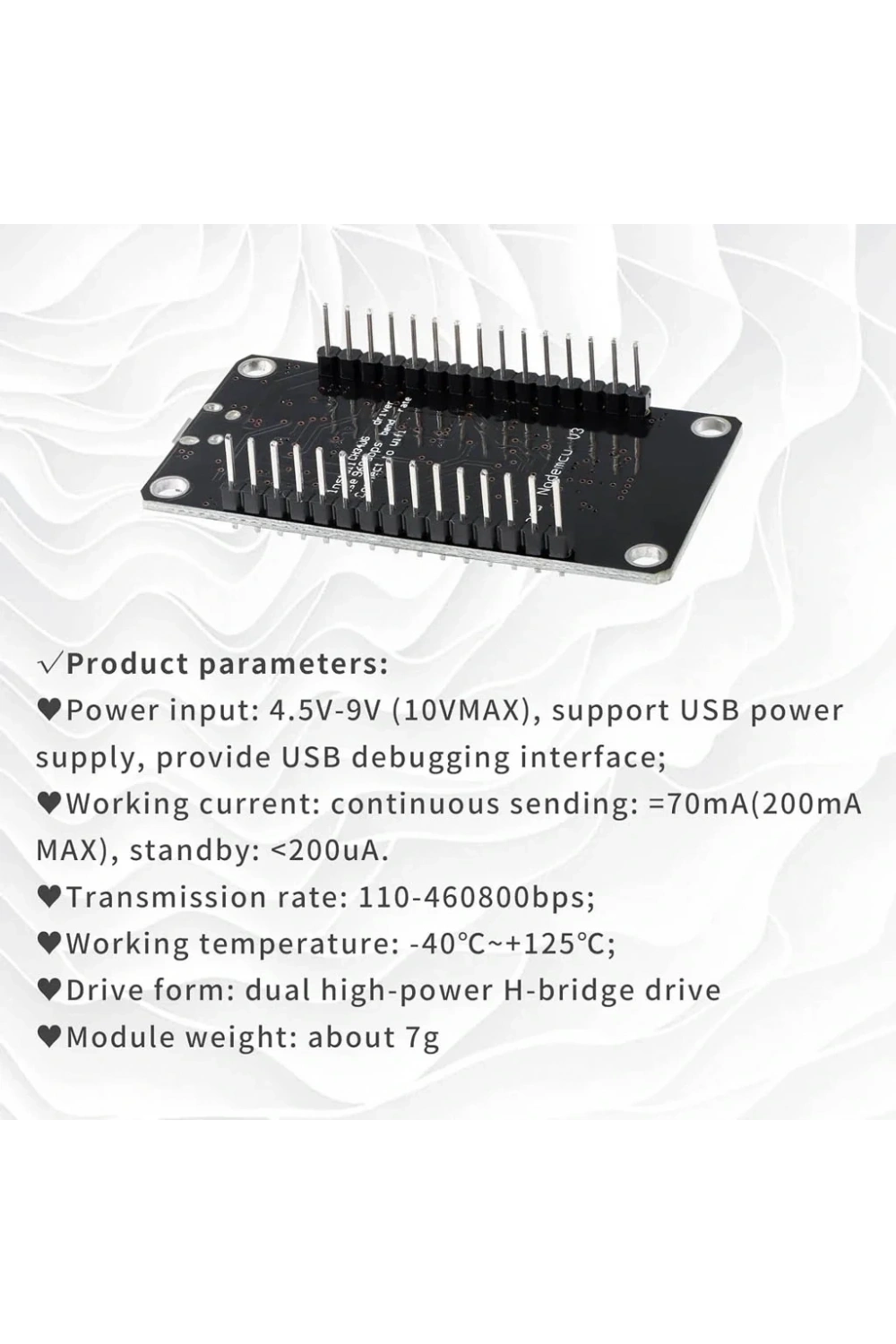 NodeMCU Lolin V3 CH340 Esp8266 Tabanlı Geliştirme Kartı