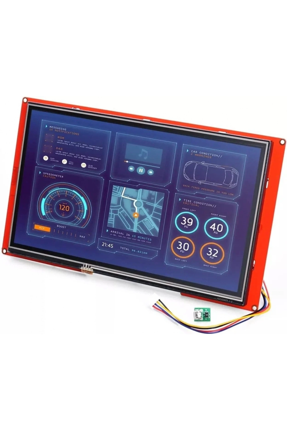 NX8048P070-011R 7.0 Inch Nextion HMI Display Rezistif Ekran Dokunmatik