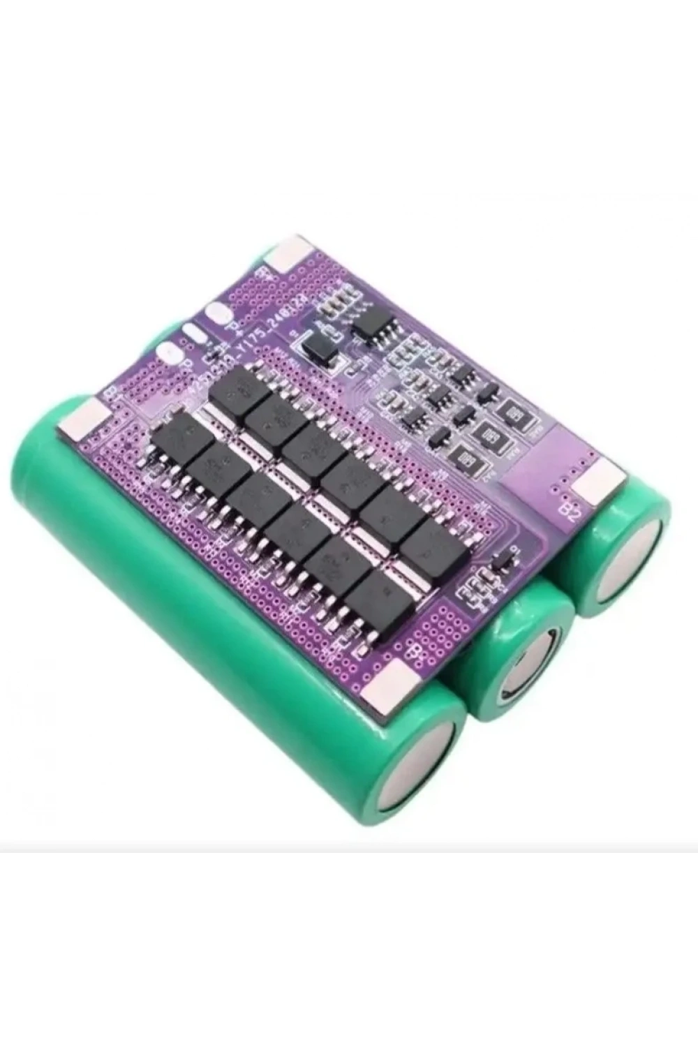 OLT 3S 40A 12.6V Balanslı Lityum Batarya BMS (Mor PCB)