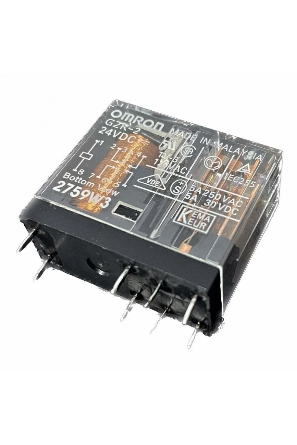 Omron G2R-2 24VDC 5A Çift Kontak 8 Pin Power Relay Güç Rölesi