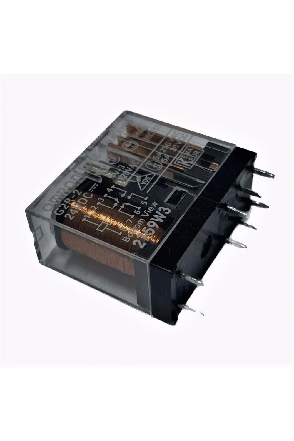 Omron G2R-2 24VDC 5A Çift Kontak 8 Pin Power Relay Güç Rölesi
