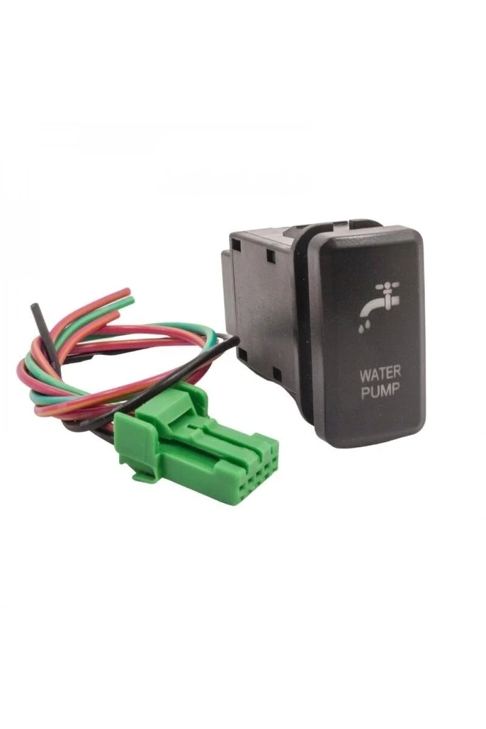ON-OFF Anahtar Mavi Işıklı 4-Kablolu 12V 3A - Water Pump