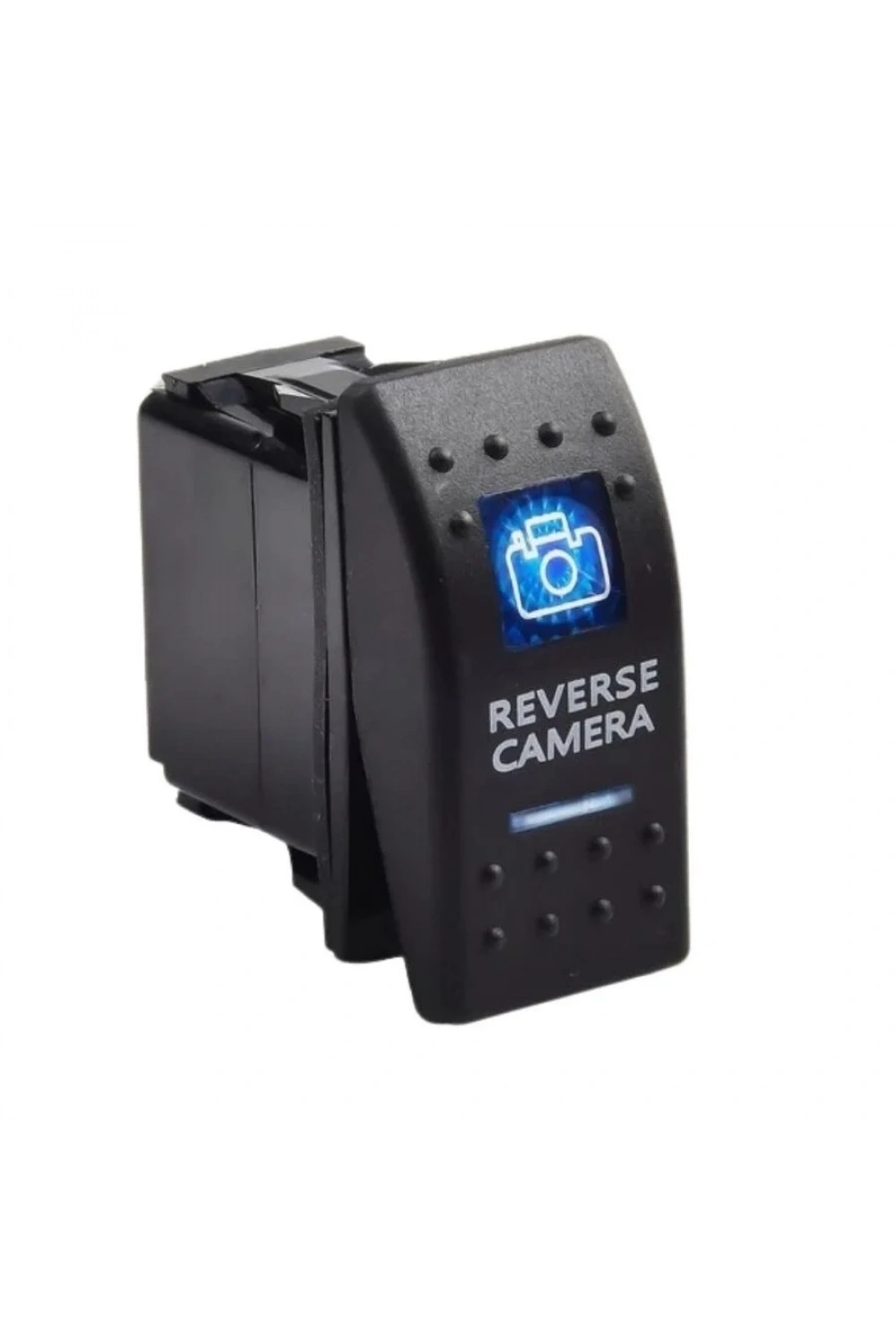ON-OFF Mavi Işıklı Anahtar 5-Pin 12V-24V - Reverse Camera