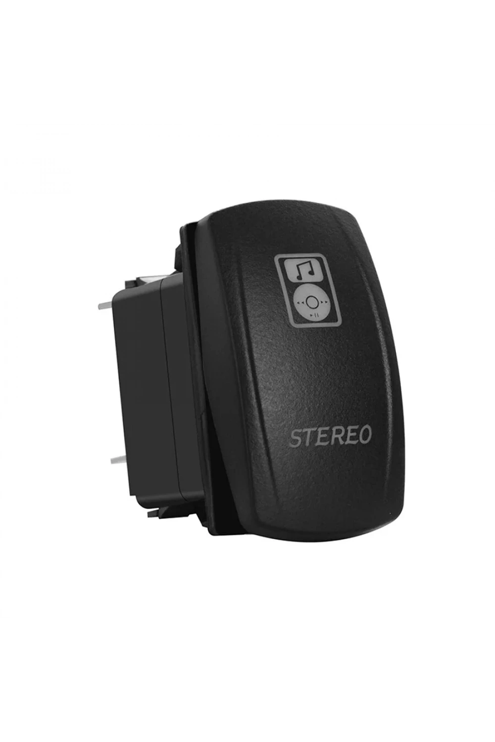 ON-OFF Mavi Işıklı Anahtar 5-Pin 12V-24V - Stereo