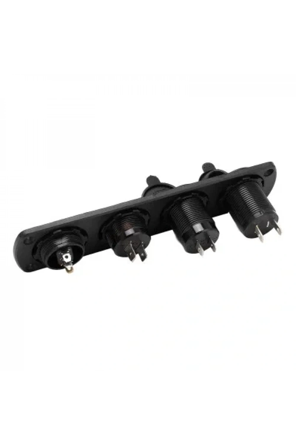 ON-OFF Mavi Nokta Anahtarlı 2x5V USB Çakmaklık ve Voltaj Göstergeli Marine Panel