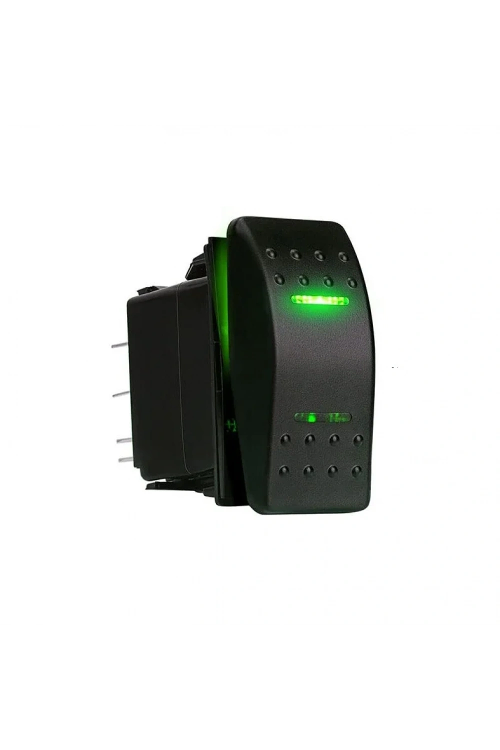 ON-OFF Yeşil Işıklı Anahtar 5-Pin 12V-24V