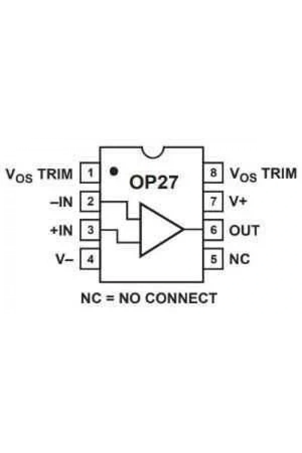 OP27G DIP-8 Ses Amplifikatör Entegresi