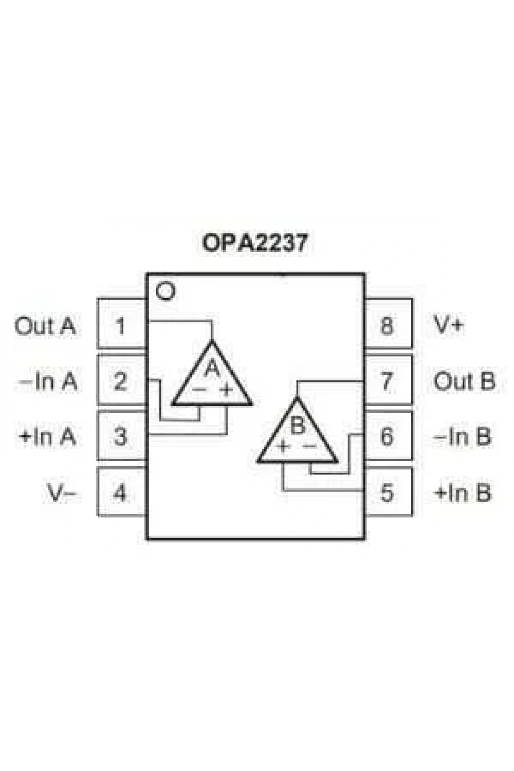 OPA2237UA SOIC-8 Operasyonel Amplifikatör