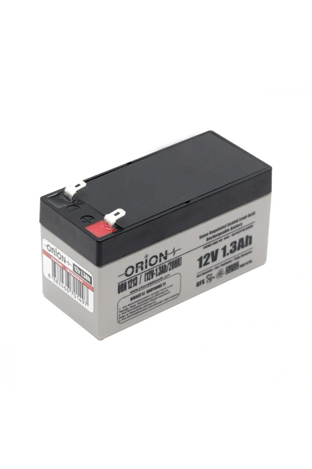 Orion 12V 1.3Ah Bakımsız Kuru Akü