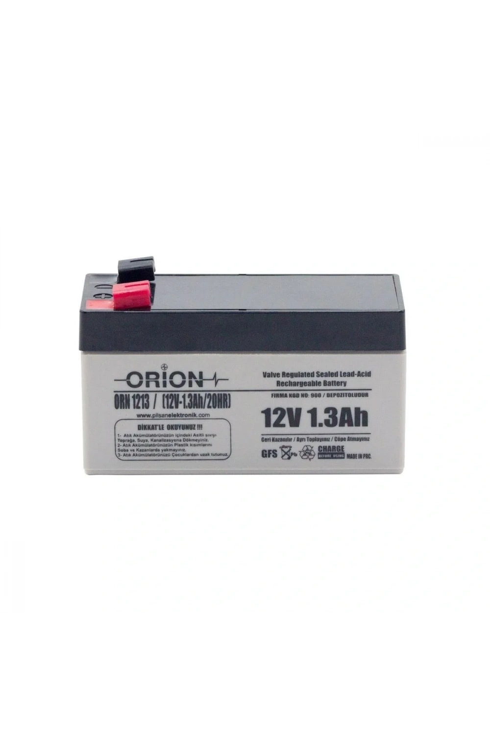 Orion 12V 1.3Ah Bakımsız Kuru Akü