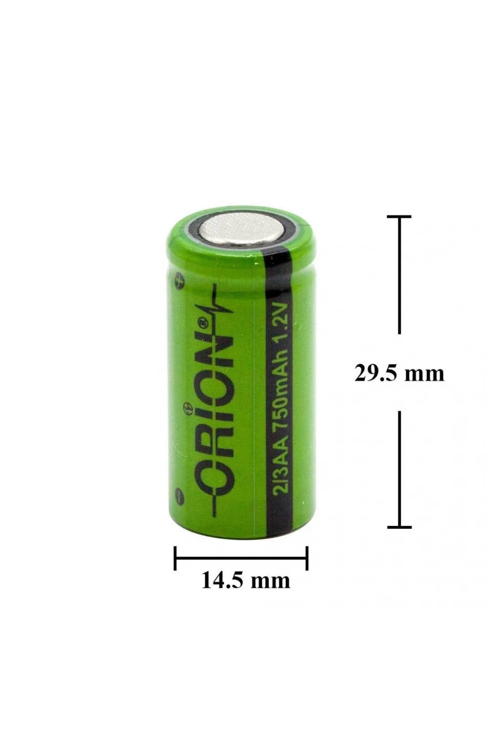Orion 1.2V Ni-Mh 2/3AA 750mAh Şarj Edilebilir Pil