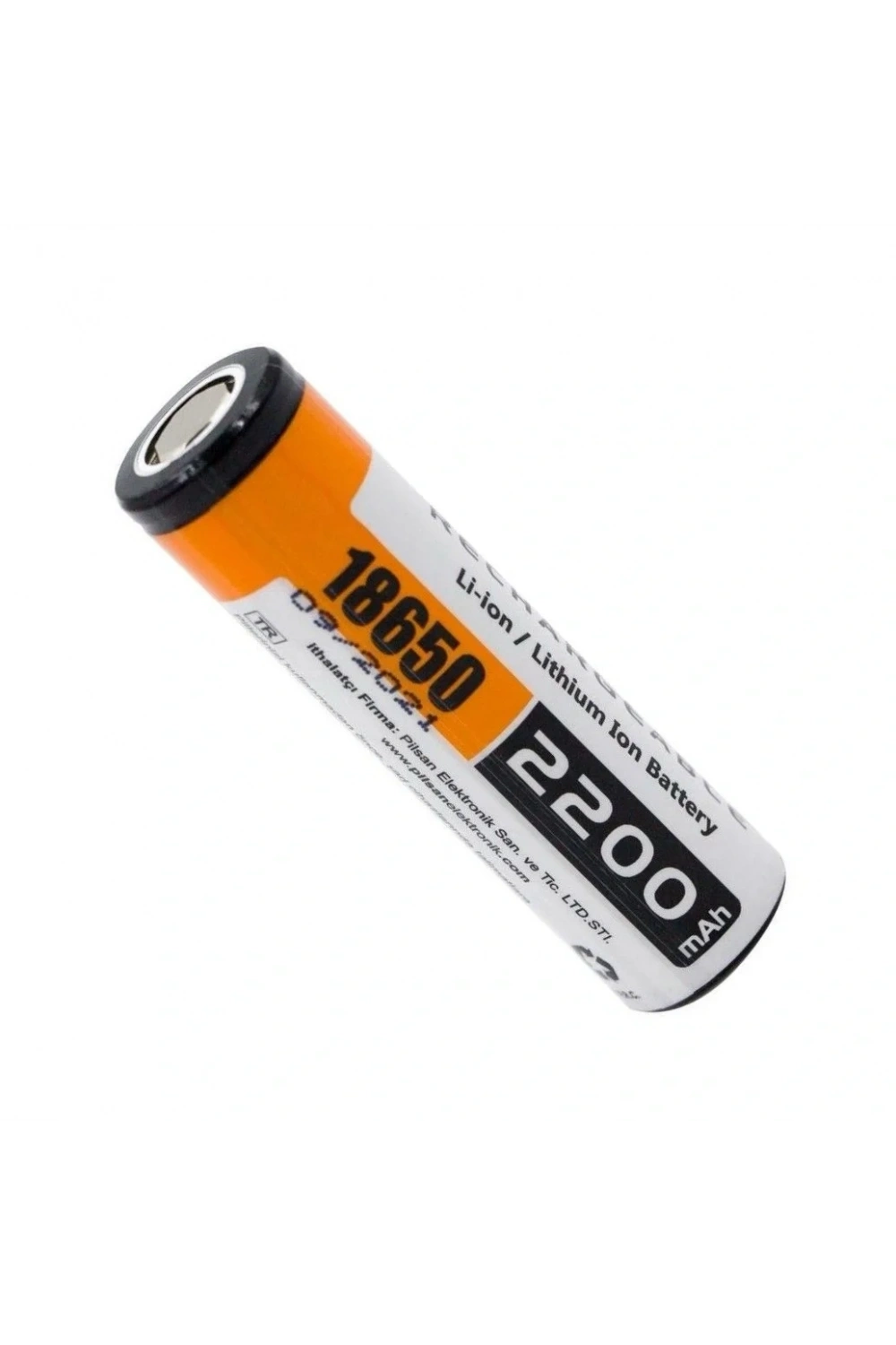 Orion 18650 3.7V 2200mAh Şarj Edilebilir Li-ion Pil