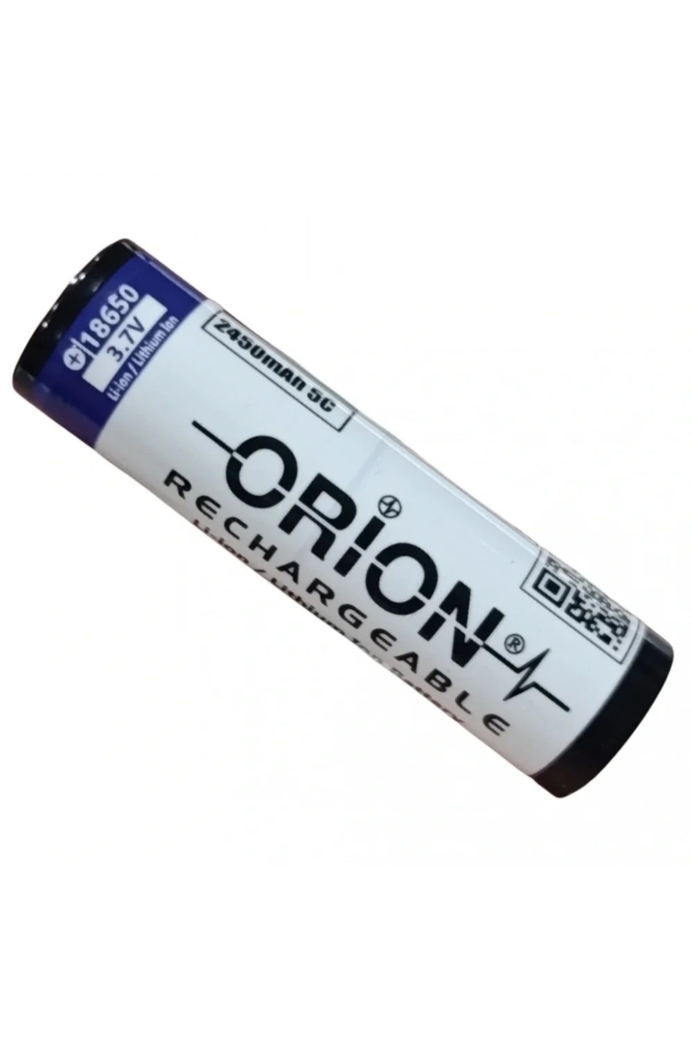 Orion 18650 3.7V 2450mAh 5C Şarj Edilebilir Li-ion Pil Başsız
