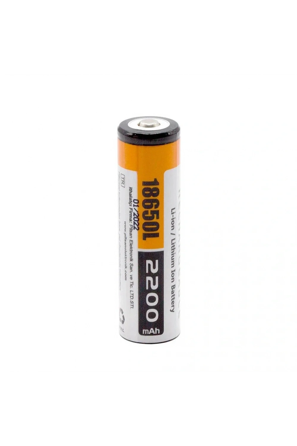 Orion 18650L 3.7V 2200 Mah Şarjlı Li-Ion Pil Başlı